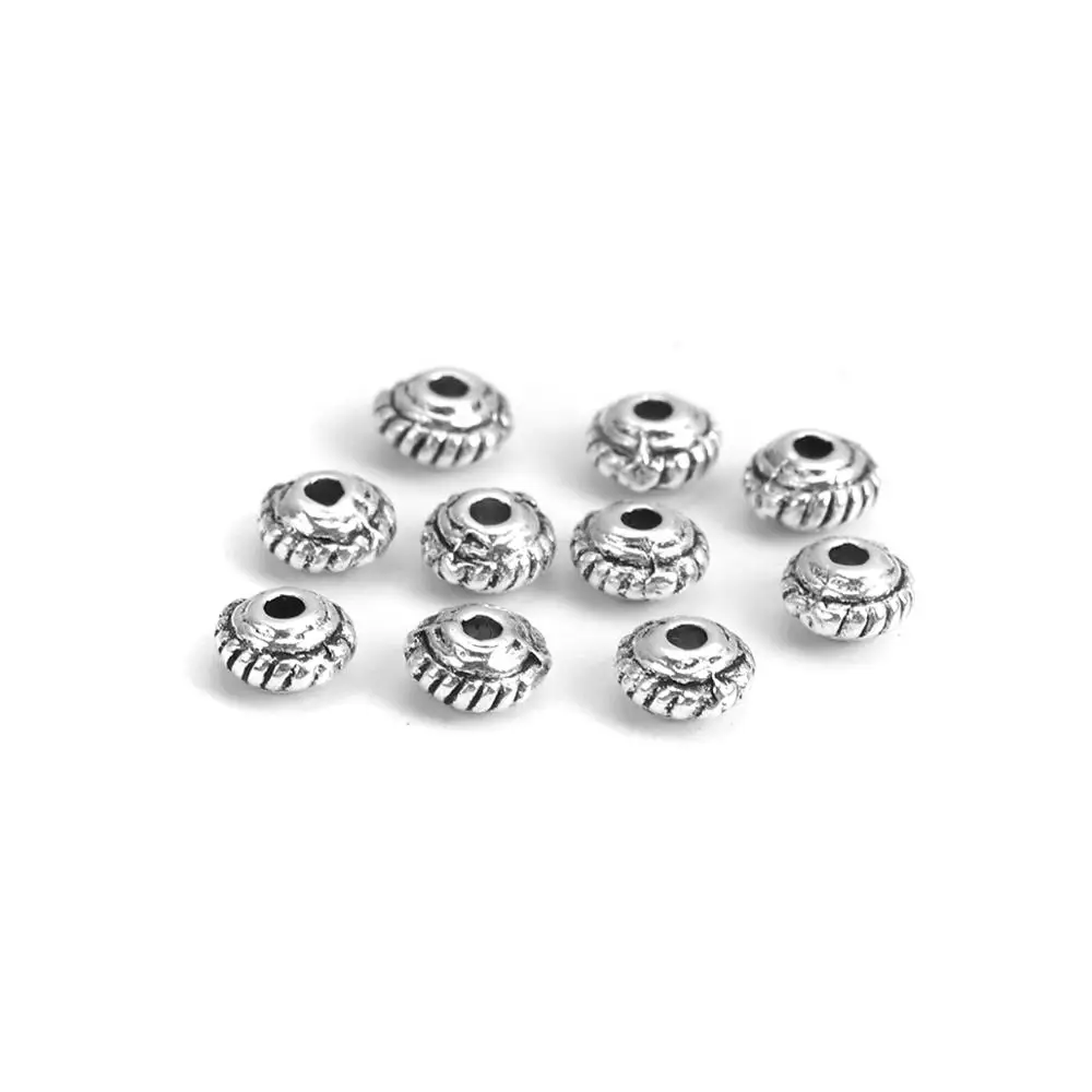 DoreenBeads модные бусины-разделители из сплава цинка летающая тарелка серебристого