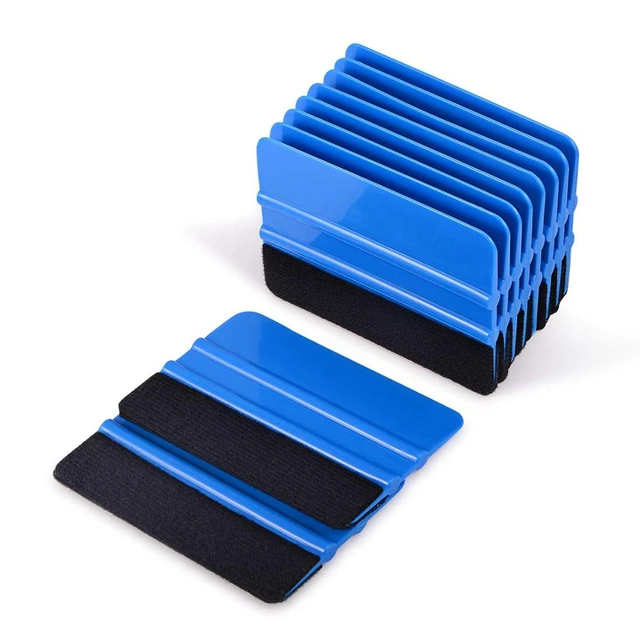 FOSHIO 10/20PCS Vinyl Wrap Film Card Squeegee Carbon Fiber Sticker