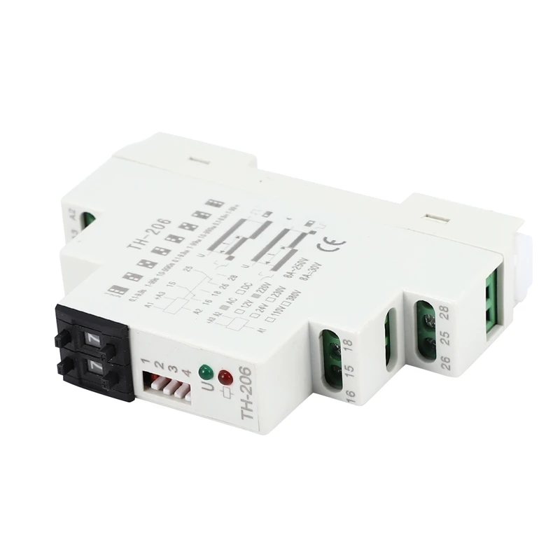 TH-206 220V циклическая время задержки реле Высокая точность Универсальный адаптер переменного тока в постоянный ток/DC для механического оборудования автоматизированные Управление системы