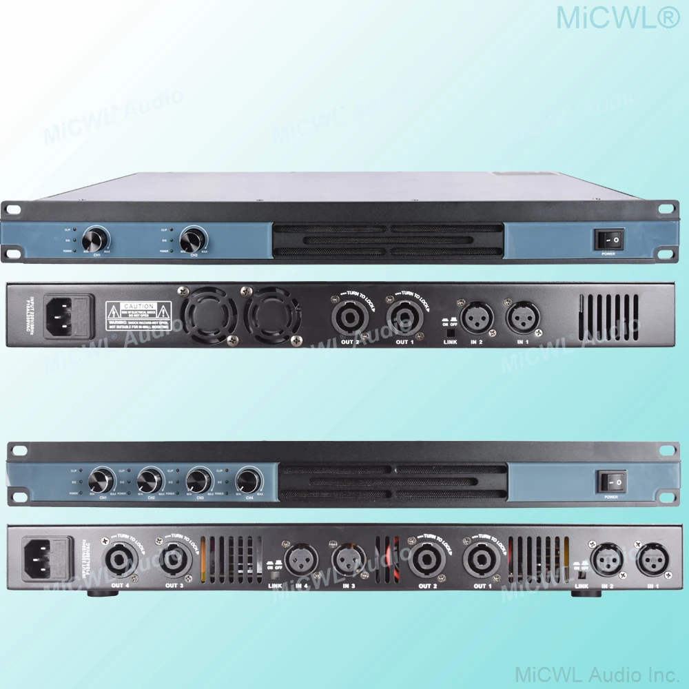 MiCWL Audio 2 4 Channel 5200W Digital 