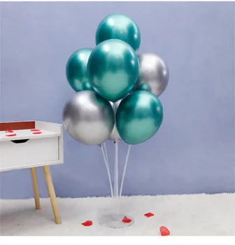 

13 Styles Home Party Decors 7pcs 12inch Macarons Latex Confetti Balloons 18inch Aluminum Table Floating Balloon Decoration Gifts
