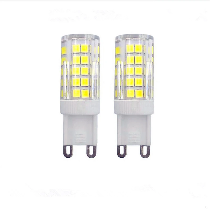 G9 E11 E12 E14 E17 BA15D SMD2835 64 светодиода 6 Вт AC110V AC220V светодиодные лампы repalce 60 галогенные с