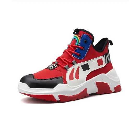 

Men Sneakers Shoes Spring Summer Casual Lace-up Trainers Comfortable Tenis Hombre Thick Bottom Baskets Homme