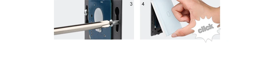 parede padrão francês, VL-C7C1FR-11, painel vidro cristal branco, ac 110 ~ 250v 16a