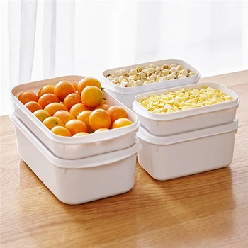 

Household Refrigerator Food Storage Box Kitchen Grain Multi-Grain Sealed Storage Box Fruit And Vegetable Food Storage Box