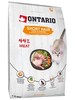 

Ontario for короткошерстных cats with chicken and duck 6,5 kg x 1 pc