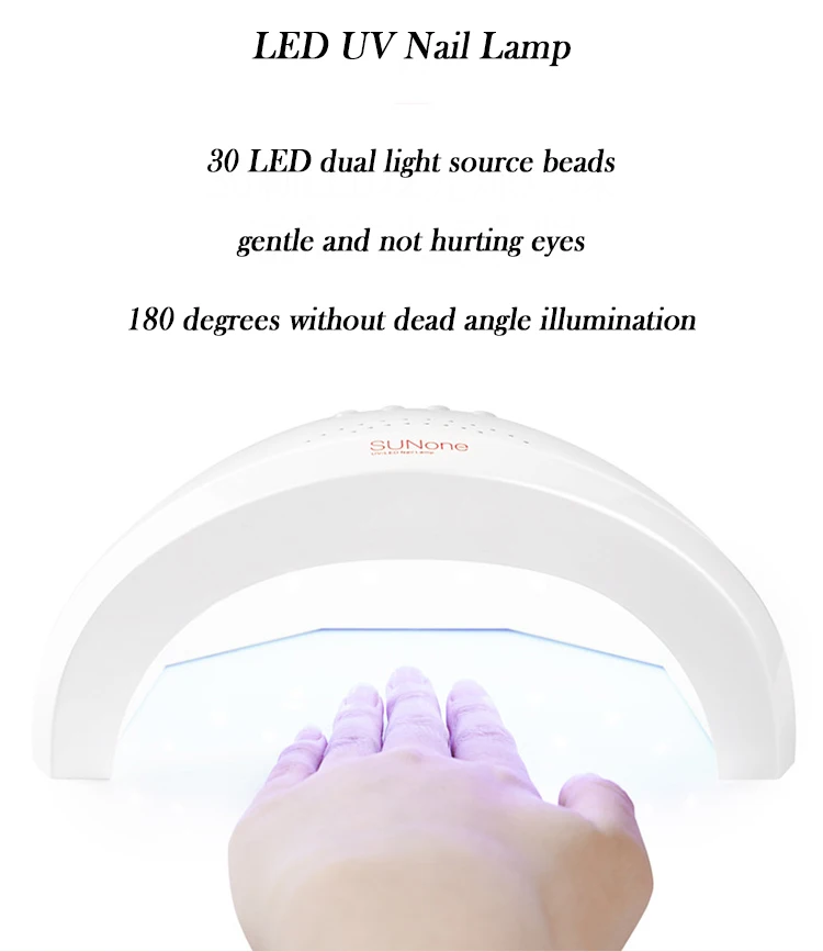 Лампа для ногтей 48 Вт УФ-лампа для гель-лака светодиодный светильник для ногтей 30 светодиодный S Сушилка для ногтей 3 таймера ледяная лампа для маникюрного аппарата инструменты для дизайна ногтей