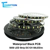 Black PCB LED Strip 5050 DC12V Waterproof Flexible Led Lights Tape 60LED/M White/Warm White/Red/Green/Blue/ RGB LED Strip Light ► Photo 1/6