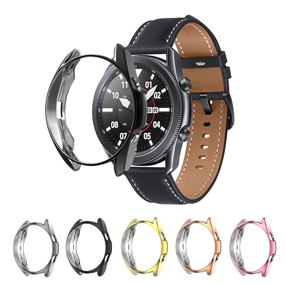 Premium TPU Bumper Case for Samsung Galaxy Watch 3 - Protective Smartwatch Cover
