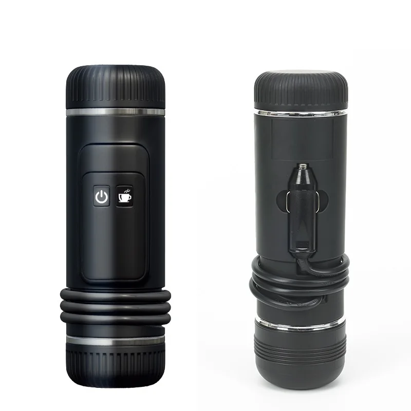 Portable Capsule Coffee Machine Heating fully Semi-automatic Espresso Mini Coffee Maker For Car Outdoor Home Using 5Cups 80ml