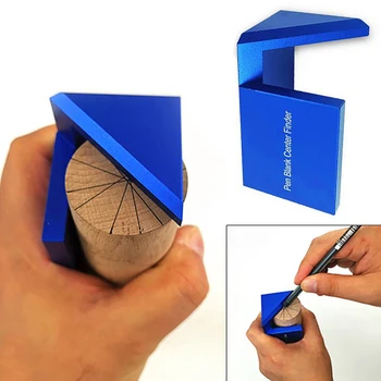 

45/90 Degree Angle Line Drawing Woodworking Hand Tools Right Line Drawing Carpenter Round Center Line Scribe Gauge