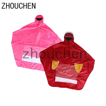 

Motorcycle Waterproof Hooded Poncho Hiking Camping Disposable Raincoat 2 Sizes