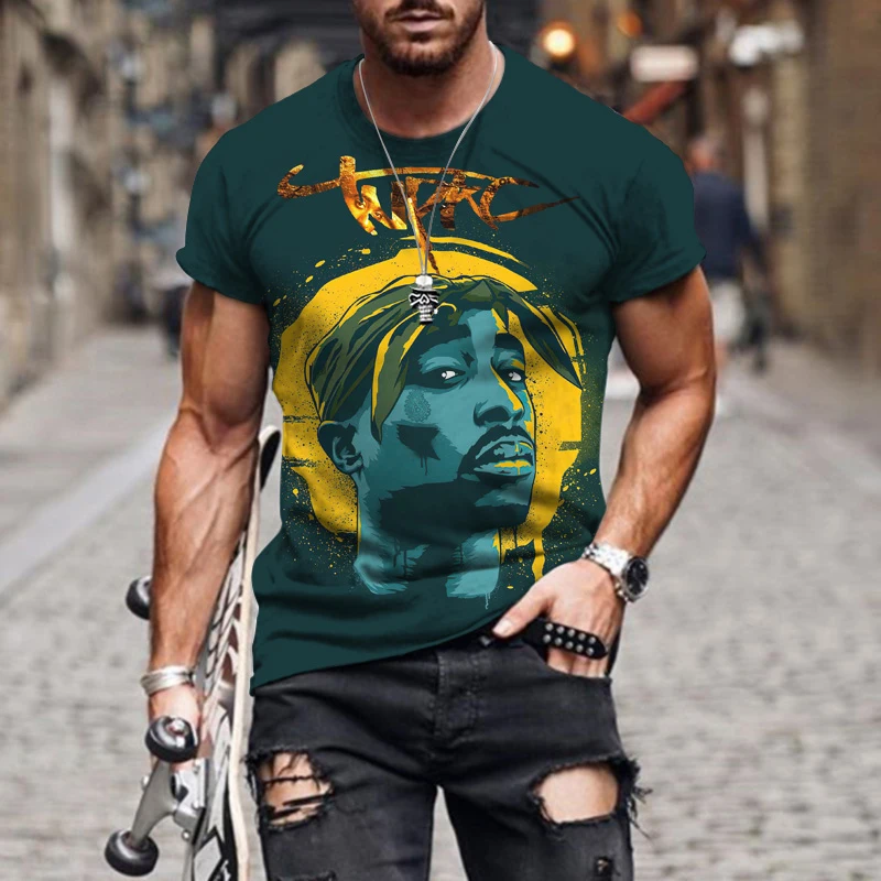 Известная Большая мужская футболка Biggie Smalls большая хип-хоп B.I.G. 2Pac Tupac 2 Pac Мужская
