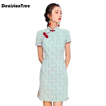 

2020 Chinese Dress lace novelty a line lady cheongsam elegant women qipao vestidso sexy bride wedding party dress gown