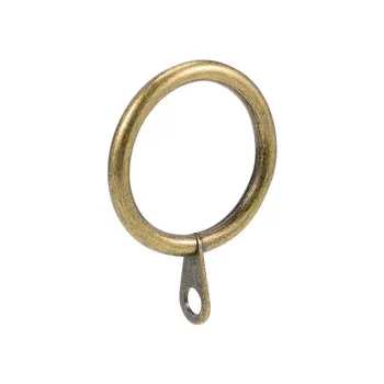 

uxcell 14Pcs Curtain Rings Metal 28mm Inner Dia Drapery Ring for Curtain Rods Bronze for Holding Curtains and Window Curtain