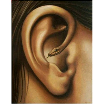 

5D DIY Diamond embroidery African woman ear Full Square/ Round Diamond Painting Cross stitch crystal Wall Painting gift