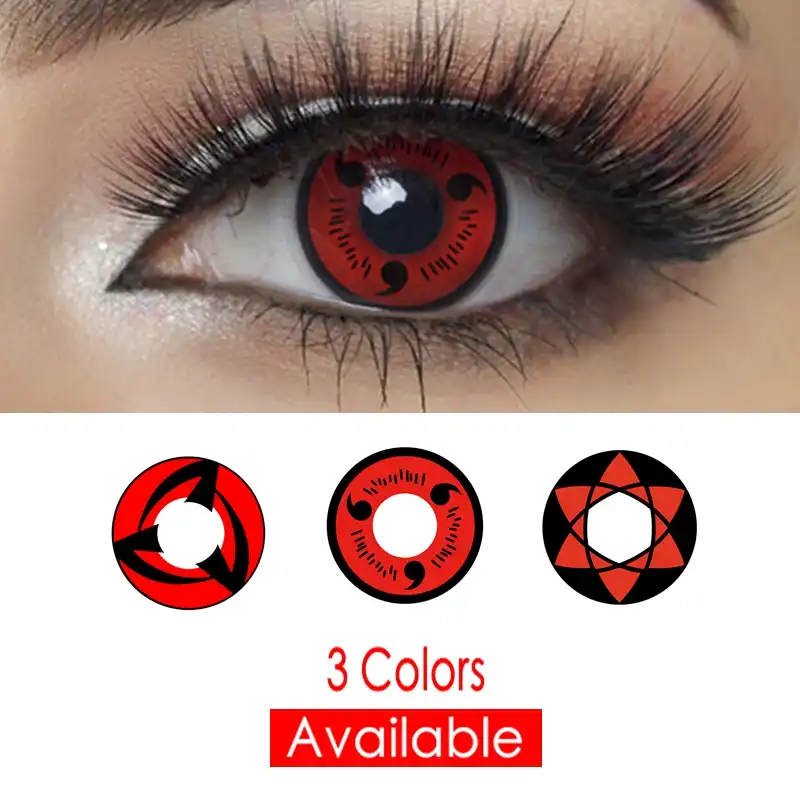 Shalingan Lentes De Contacto Para Halloween De Naruto