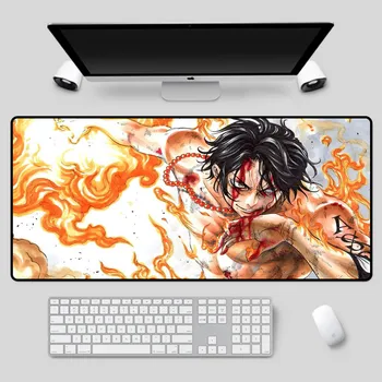 

XGZ Large-size keyboard mat, beautiful anime Luffy pattern, cool table mat, computer notebook, durable multi-size mouse pad