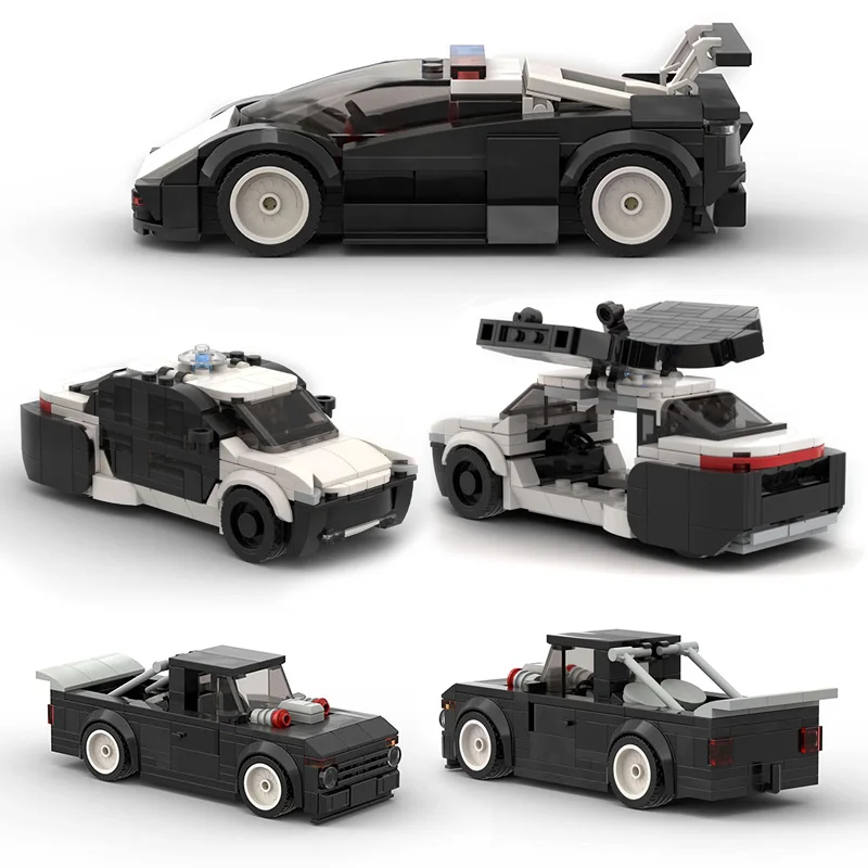 Конструктор MOC Speed чемпионы спортивный город гоночный автомобиль винтажные