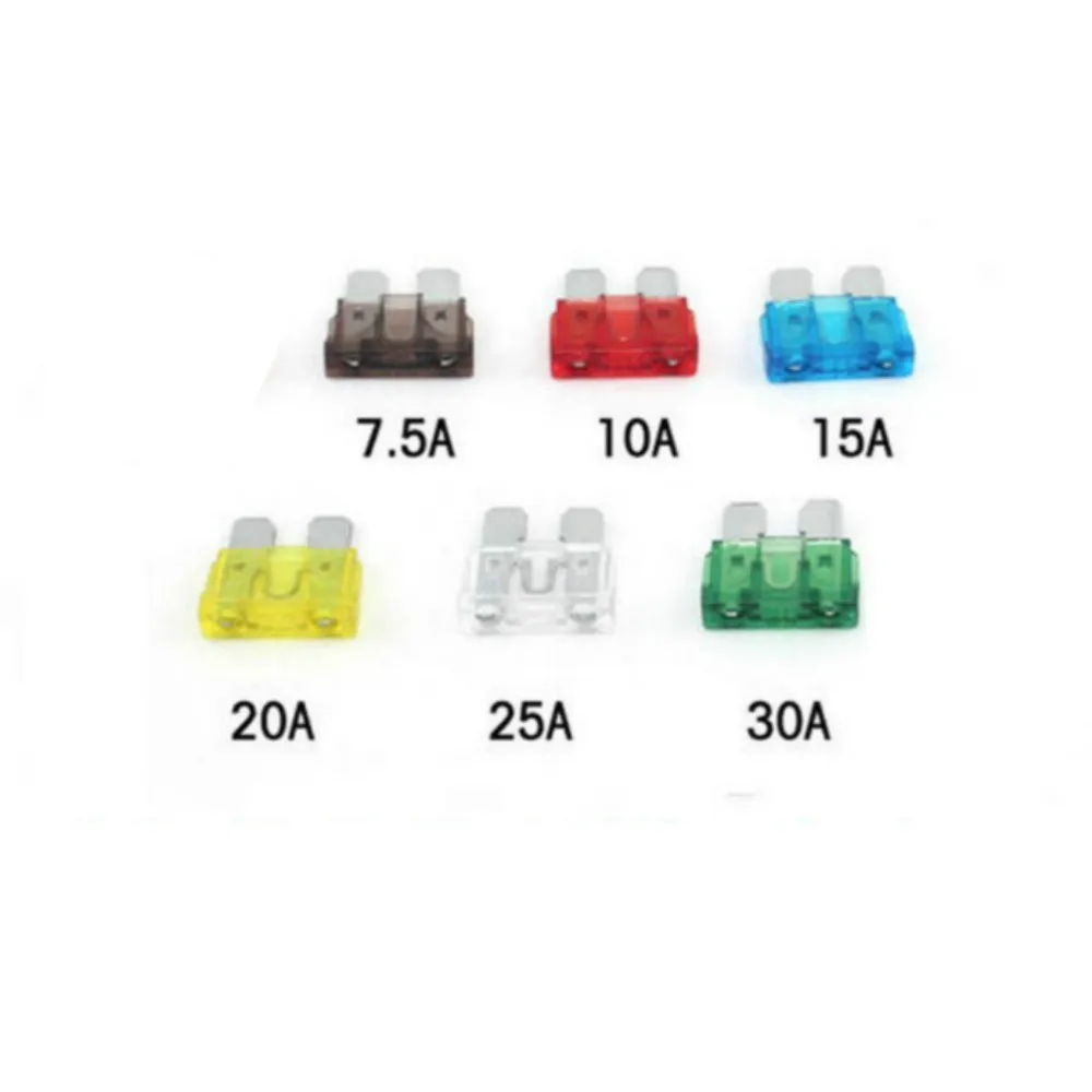 10x 5A / 7.5A 10A 15A 20A 25A 30A 40A Amp Предохранитель автоматический ATC лезвие предохранителя