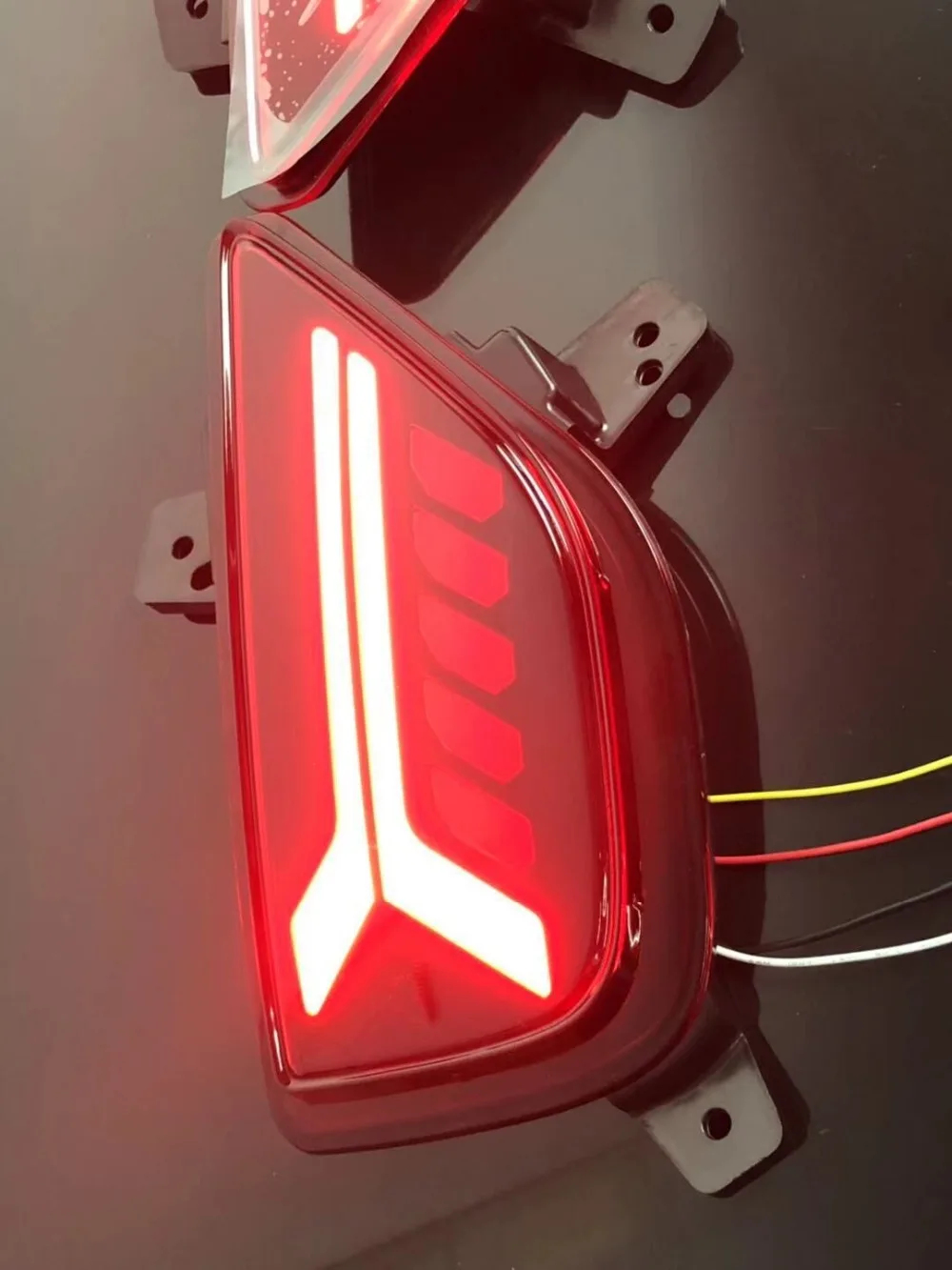Год Автомобильный задний светильник на бампер для Chevrolet Trax задний светильник автомобильные аксессуары светодиодный DRL Taillamp для Trax противотуманный светильник