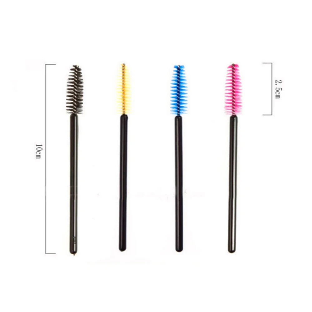 MASSCAKU 50pcs/Bag Makeup Brushes Disposable Eyebrow Brush Mascara Wand Applicator Lash Brushes Eyelash Extension Tools 5