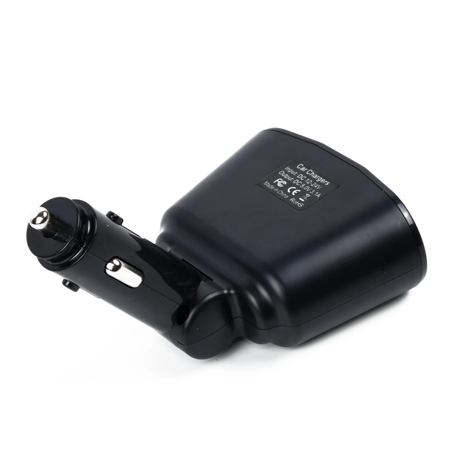 Двойной USB Автомобильное зарядное устройство прикуриватель порт сплиттер вольтметр цифровой в режиме реального времени