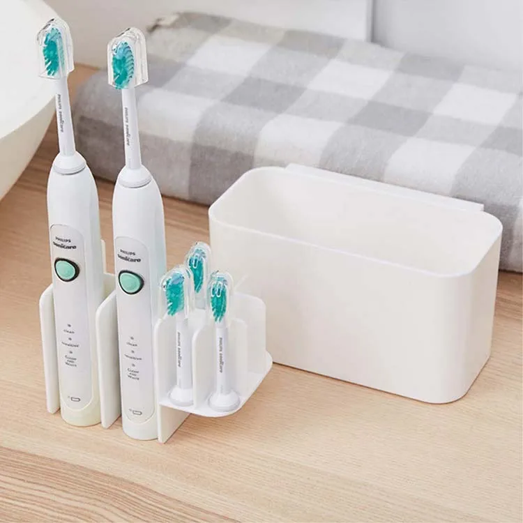 

Toothbrush Holder Storage Box Bathroom Detachable Electric Toothbrush Dispenser Shelf Toothpaste Organizer Rack Box
