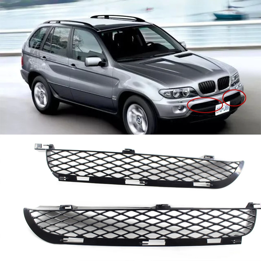 Нижняя решетка для BMW X5 E53 2004 2005 2006 левая и правая капота|Гоночные решетки| |