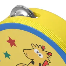 Yibuy 6 дюймов ручной ударный инструмент бубен для детей с рисунком жирафа