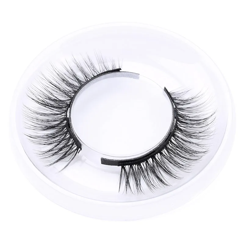 Magnetic False Eyelashes Natural Eye Lashes Extension Liquid Eyeliner +Tweezer