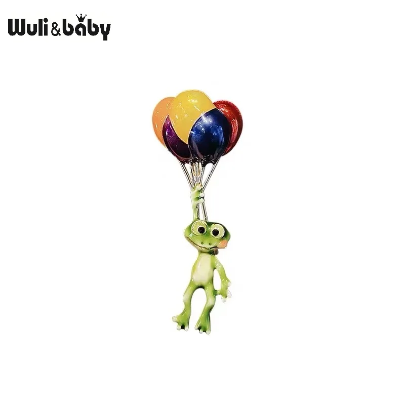 Wuli &amp baby воздушные шары летающие Броши лягушка для женщин мужчин милые