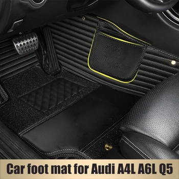 

Custom car floor mats for Audi all model A1 A3 A8 A7 Q3 Q5 Q7 A4 A5 A6 S3 S5 S6 S7 S8 R8 TT SQ5 SR4-7 car styling car foot mat