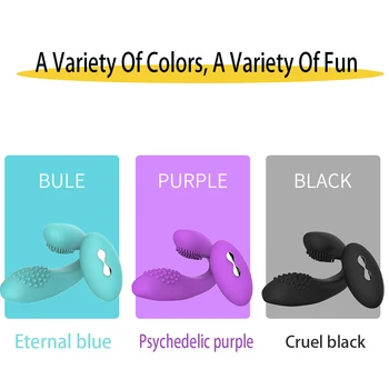 Wireless Double Vibrators Adult Sex Toys for Couples Rechargeable Dildo G Spot Stimulator Fidget Toys Vibrators for Women 2