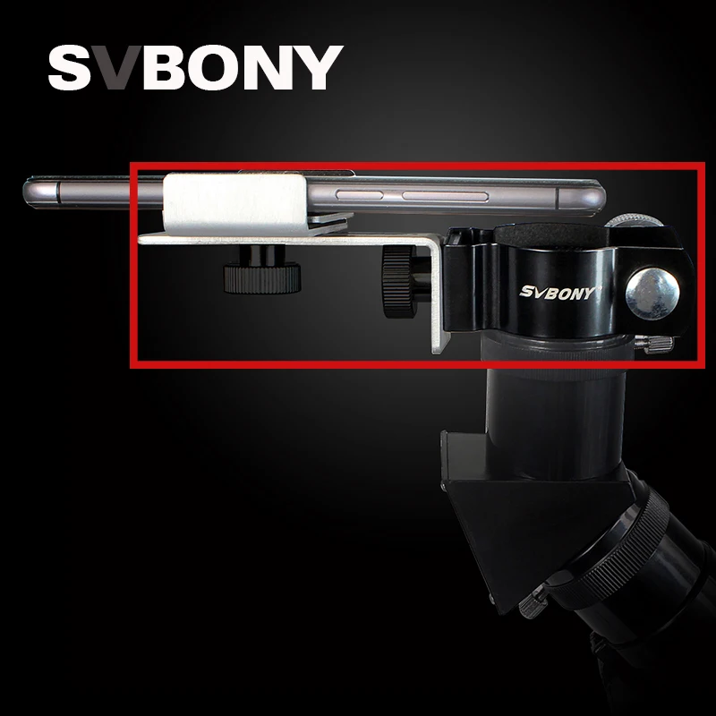 

SVBONY 24-38mm universal mobile phone holder adjustable adapter installation microscope observation range telescope clip bracket
