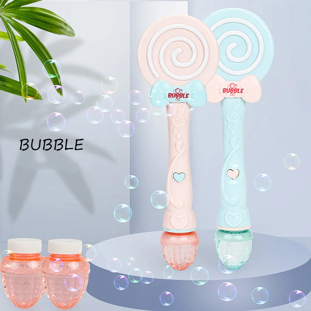 Образование для детей Веселые Обучающие игрушки для детей Bubble Автоматическая музыка пузырчатая машина воздуходувка летняя уличная игрушка W909