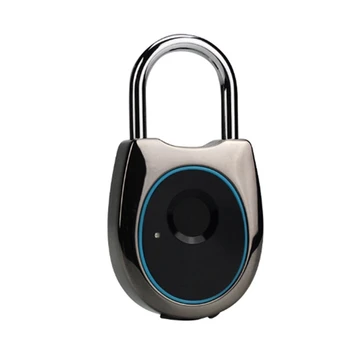 

Smart Electronic Fingerprint Padlock Home Travel Luggage Gym Cabinet Bedroom Door Electronic Lock