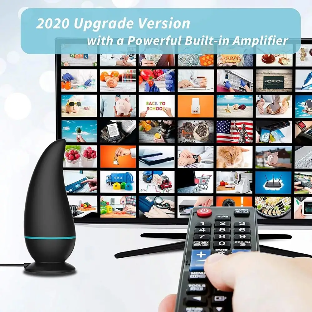 Новинка 2020 приемник HDTV антенн на расстоянии 3000 миль внутренний цифровой ТВ