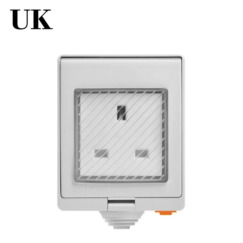 Sonoff S55 Wi-Fi умная водонепроницаемая розетка домашняя умная телефонная розетка с дистанционным управлением Водонепроницаемая умная розетка - Комплект: UK Plug