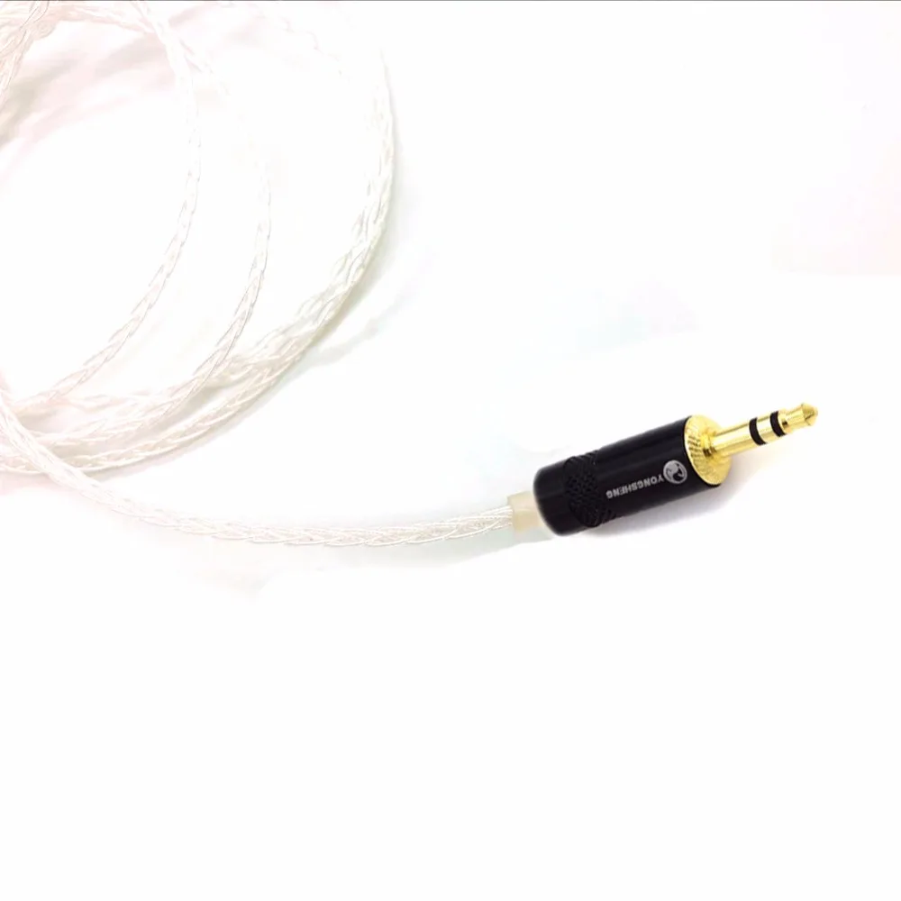 Thouliess 8Cores 7N OCC Silver Plated HIFI 0 78mm 2Pin Headphone Upgrade Cable for W4r UM3x 1964 Heir 10 A IEM8 0 IEM10 0 KZ