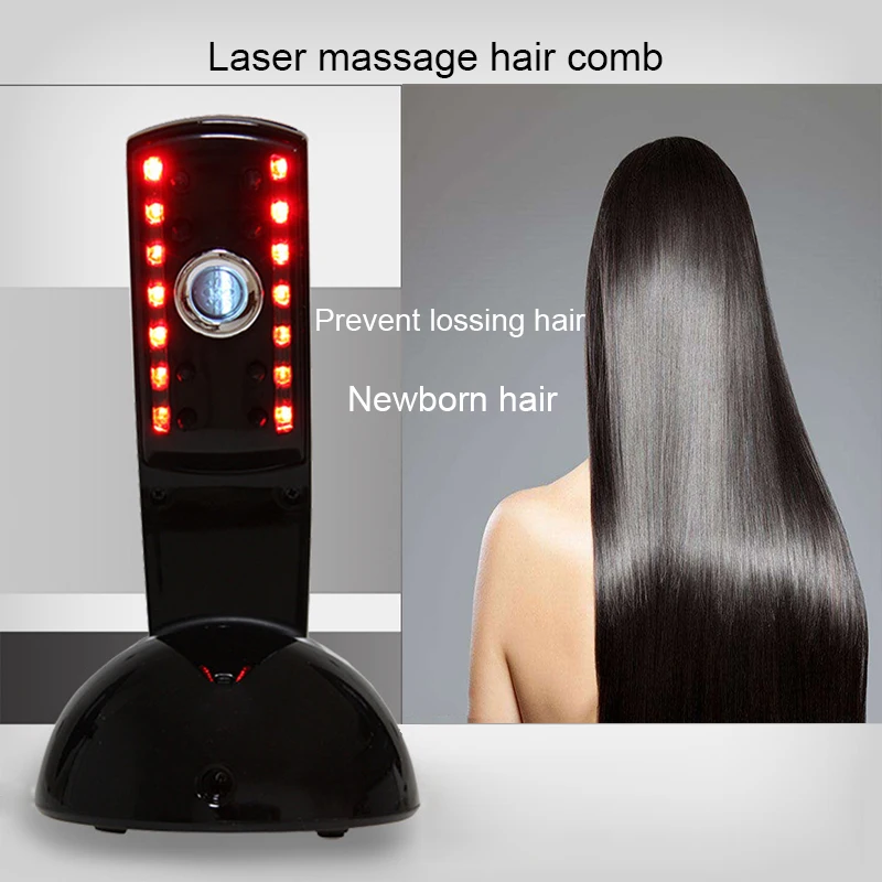 

Laser Hair Generating Comb Ozone Infrared Hair Preventing Hair Loss Electrotherapy Acupuncture Health Care Head Massage Comb