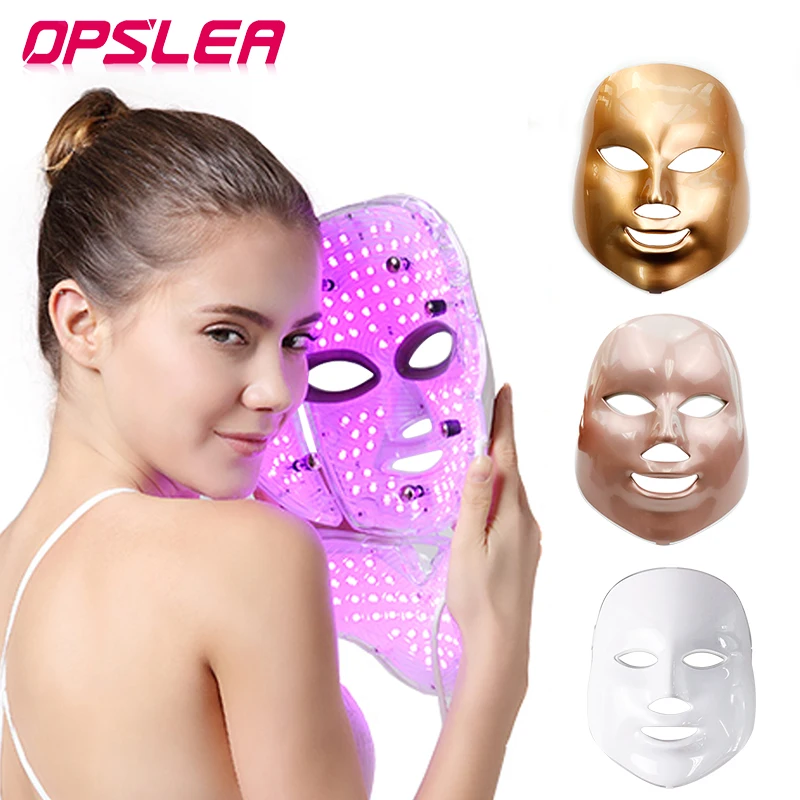 Маска светодиодная электрическая для лица 7 цветов|Устройство ухода за кожей