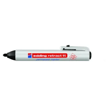 

Permanent marker with push button mechanism, round tip, 1,5-3