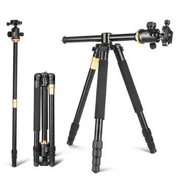 

Q999H Professional Horizontal Tripod Video Camera Tripod 61" Portable Compact Flexible Tripod for DSLR Cameras
