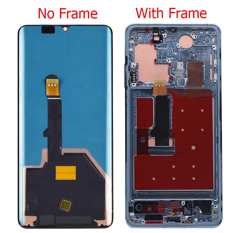 Оригинальный дисплей P30 Pro для Huawei жк с оправой OLED экран 6 47 дюйма экраном