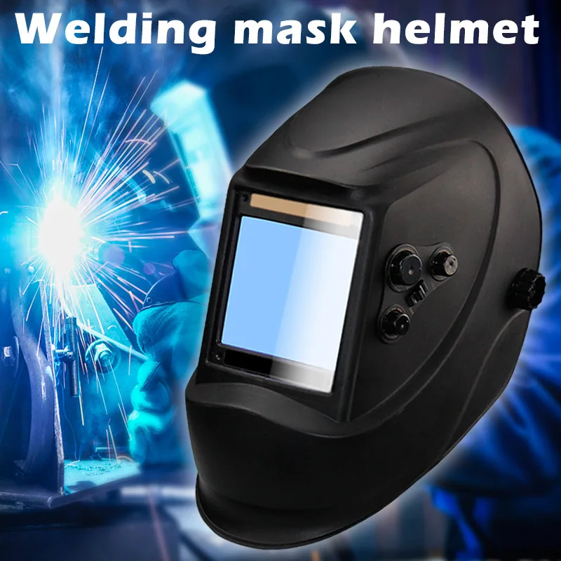 

Outside Control Big View 4 Sensor DIN5-DIN13 Solar Auto Darkening Welding Mask Helmet Welder Cap OC-shipping