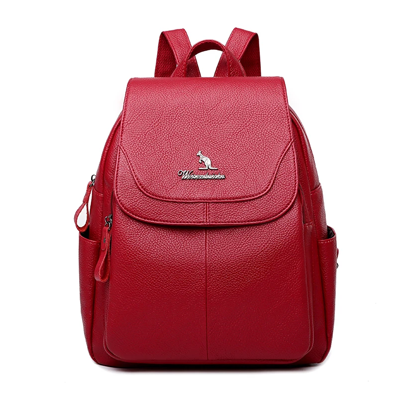 2020 mochilas negras para mujer, Mochila de viaje de cuero para mujer, 2020  mochilas escolares de moda para adolescentes, Mochila para portátil para  niñas - AliExpress