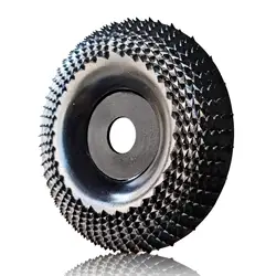 Roue de Façonnage, en Bois de 4 Pouces, Disque de 5 à 8 Pouces, pour Meuleuses d'Angle, avec Arbre 
