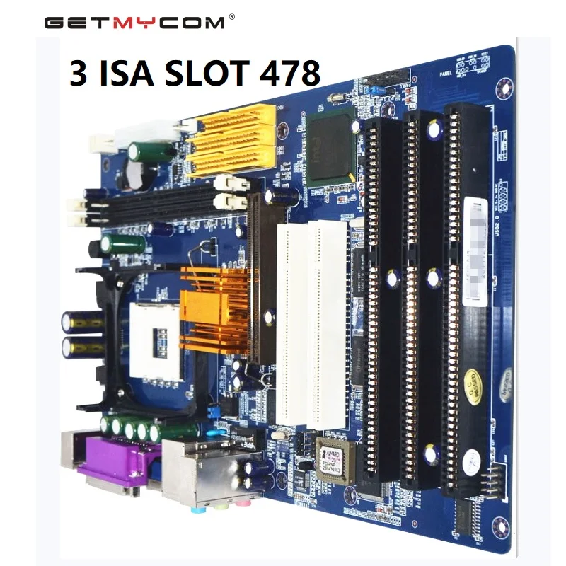 Getmycom Оригинальный Новый 845 промышленный 3 слота isa ATX материнская плата с разъемом