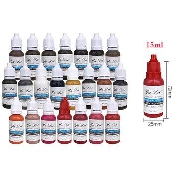 

1/2 Oz/Bottle Lip Gloss Tatoo Pigment Eyebrow Tattoo Ink Eyebrow & Lip Half Permanent Make Up Fast Coloring In Tattoo Supplies